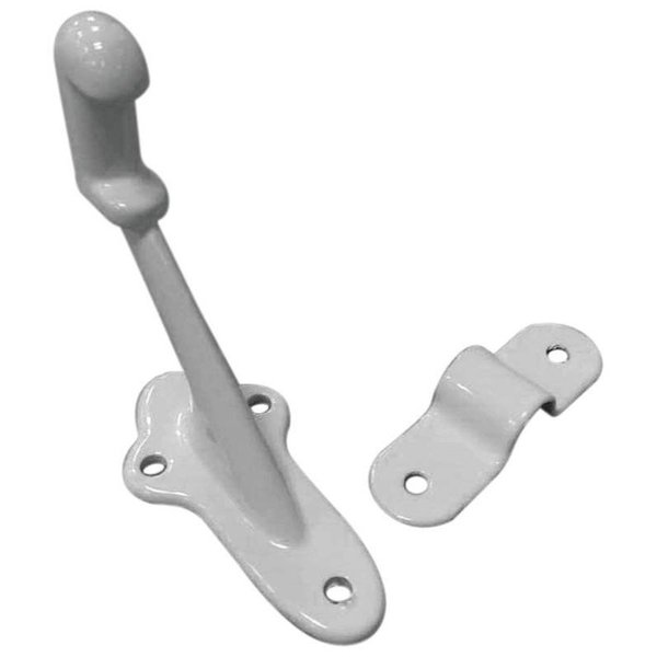 Prosource Bracket Handrail White Zinc CL-623C-WH-PS